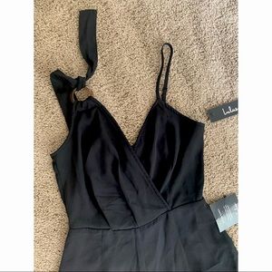 NWT Black wide-leg jumpsuit